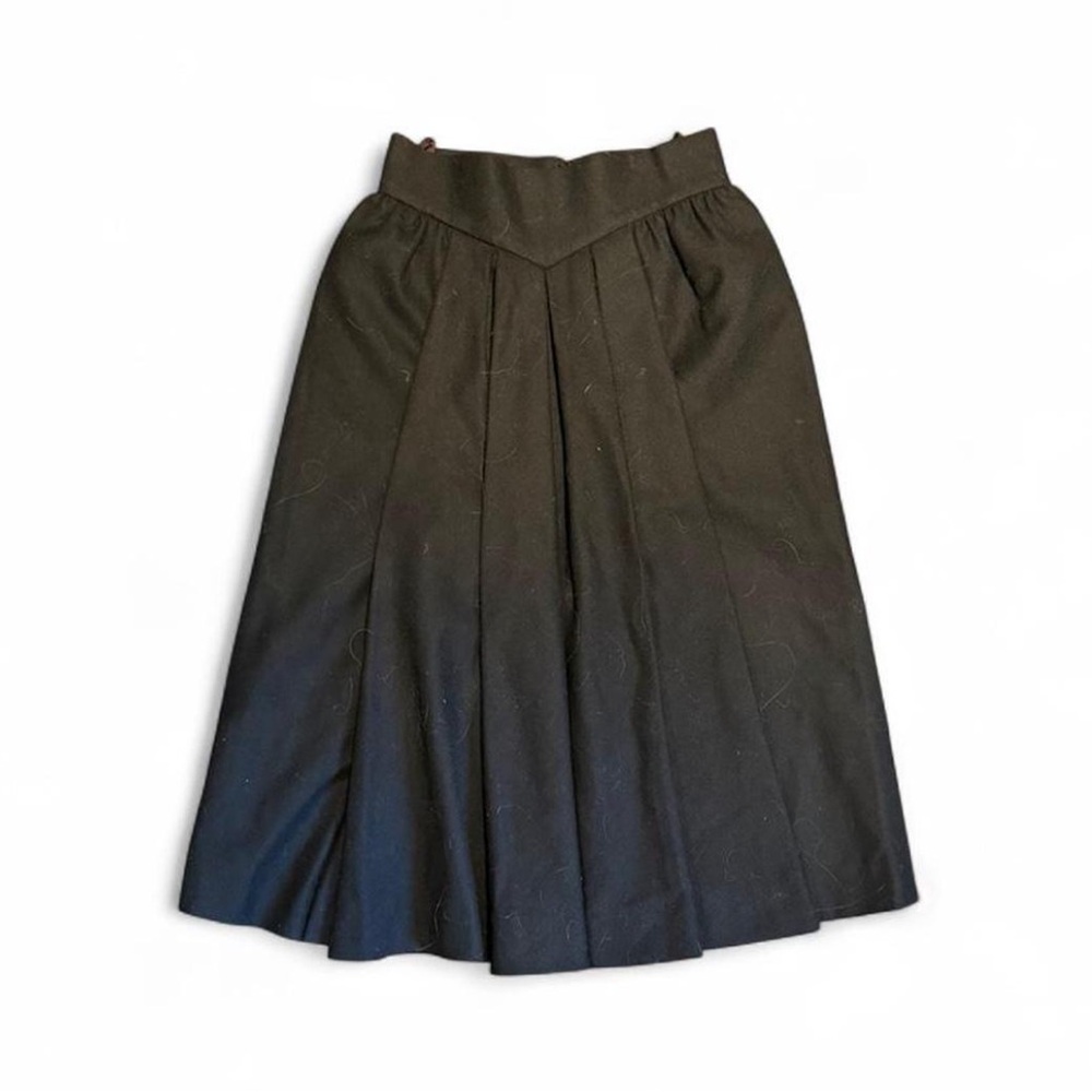 Valentino Black A-Line Skirt